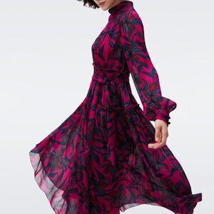 Diane Von Furstenberg Kent Floral Dress